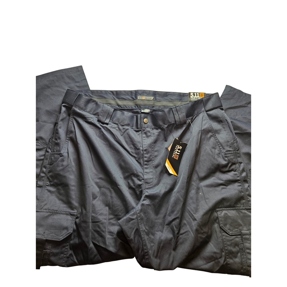 5.11 Tactical EMS Pants Mens 46 Waist Unhemmed Navy Blue Cargo Work Trousers NEW
